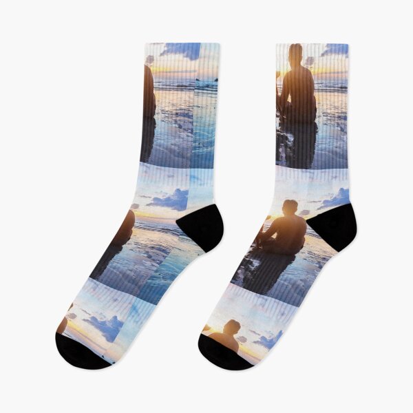 Item preview, A Guy and His Dog Sunset designed and sold by Shanna  Dugan.