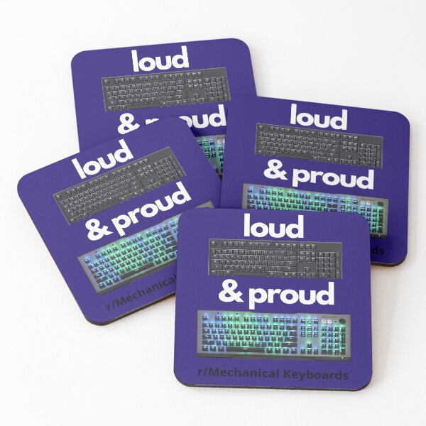 Item preview, Loud & Proud- r/Mechanical Keyboards  designed and sold by UnleyDesign.