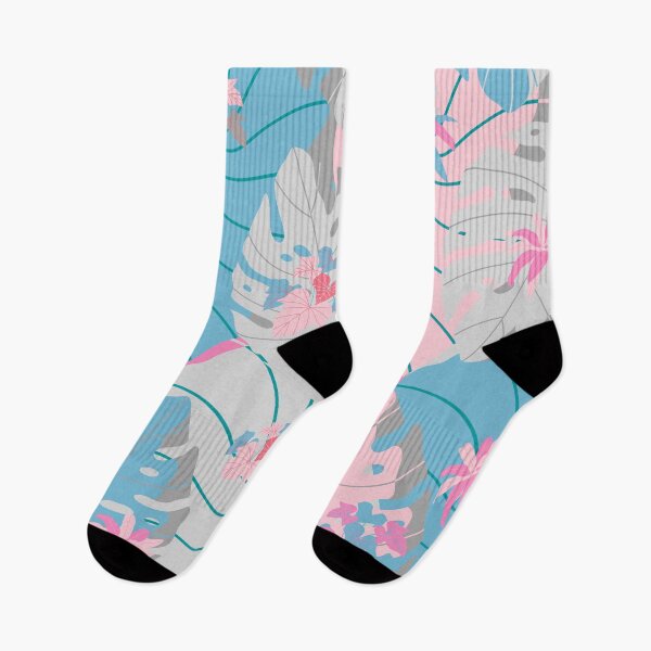 Item preview, Colorful Leaves in Spring Season. Pink, Grey and Blue Shades designed and sold by LamaraK.