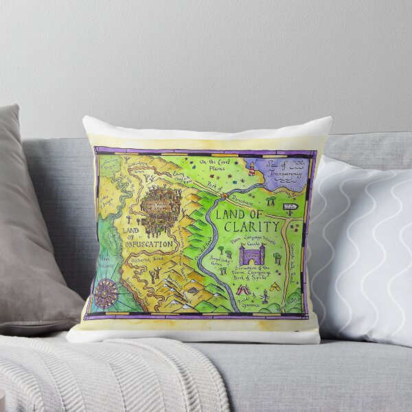Item preview, Map of Land of Clarity designed and sold by Cheryl Stephens.