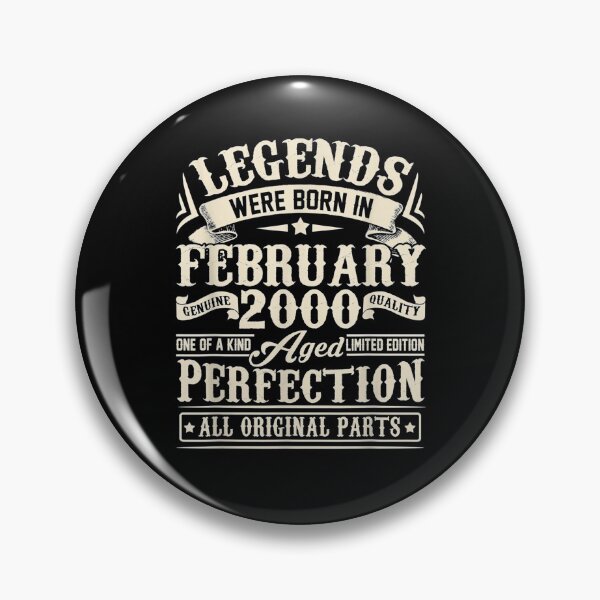 Item preview, Legends Were Born In February 2000 21st Birthday Gifts designed and sold by charissamo77.