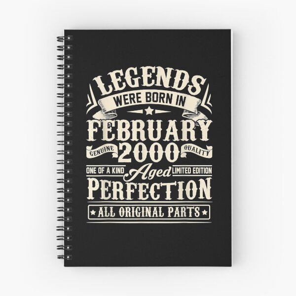Item preview, Legends Were Born In February 2000 21st Birthday Gifts designed and sold by charissamo77.