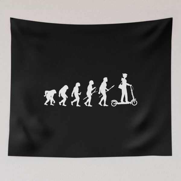 Item preview, Evolution of man - scooter man designed and sold by w1ckerman.