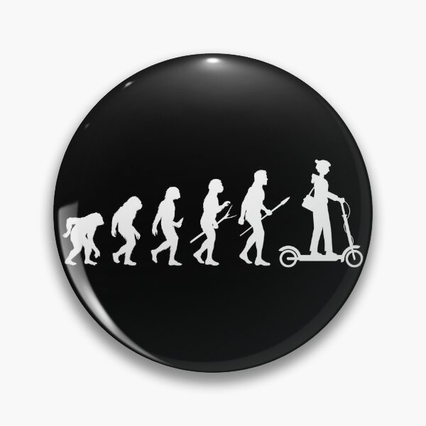 Item preview, Evolution of man - scooter man designed and sold by w1ckerman.