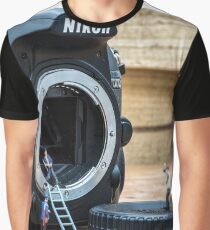 Cleaning a nikon camera Graphic T-Shirt