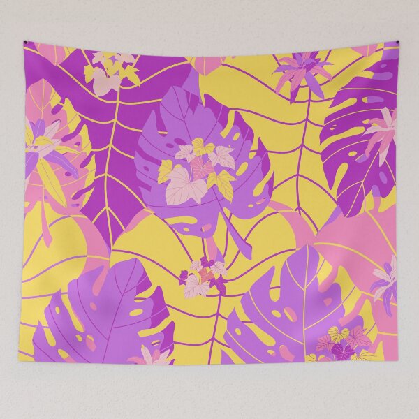 Item preview,  Colorful Leaves in Spring Season. Pink, Purple and Yellow Shades designed and sold by LamaraK.