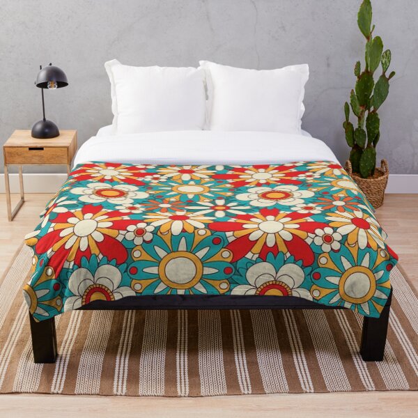 Item preview, Spring Blooming Groovy Floral Pattern designed and sold by Ristinga.