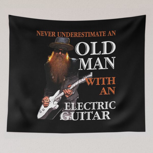 Item preview, Never Underestimate An Old Man With An Electric Guitar 95 designed and sold by davidcgonzale.