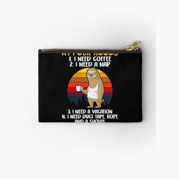 Item preview, My Four Moods I Need Coffee A Nap A Vacation Duct Tape 95 designed and sold by davidcgonzale.