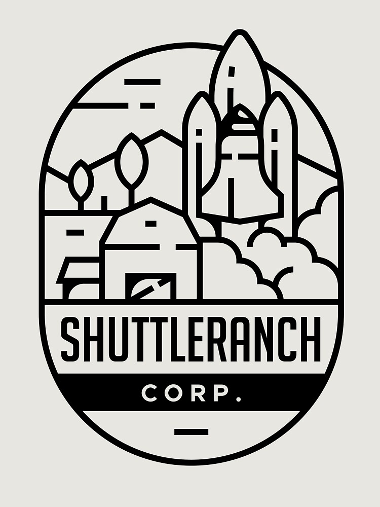 Thumbnail 6 of 6, Premium Oversized Hoodie, Space Shuttle Ranch - Extradapper designed and sold by extradapper.