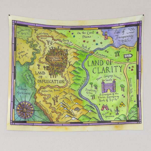 Item preview, Map to Land of Clarity  designed and sold by Cheryl Stephens.