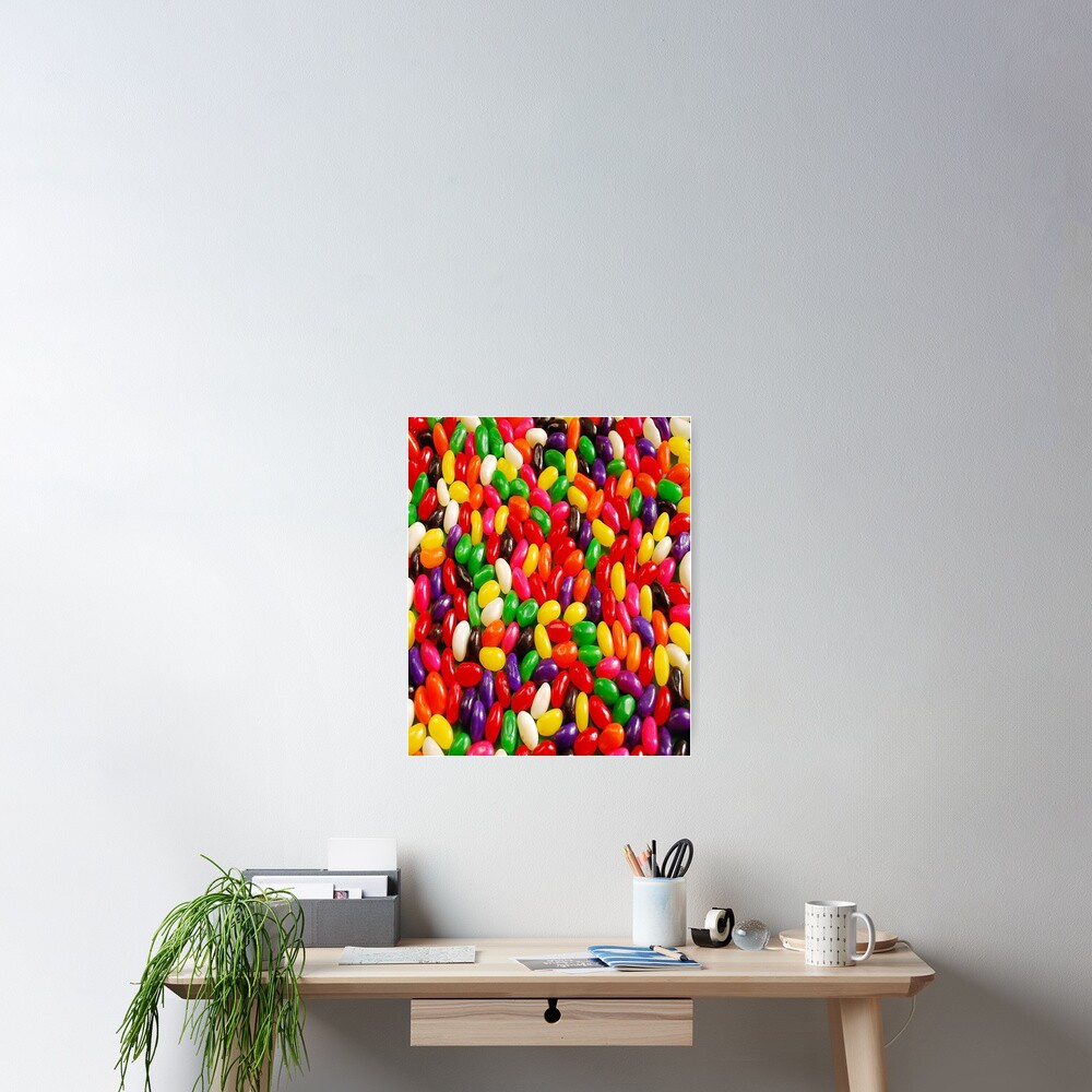 "Jelly Bean" Poster by wonderofu Redbubble
