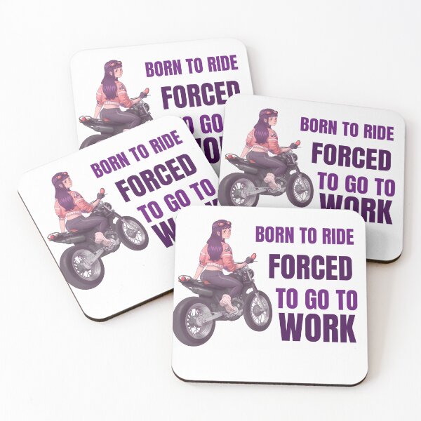 Item preview, BORN TO RIDE FORCED TO GO TO WORK designed and sold by 30-Merch.