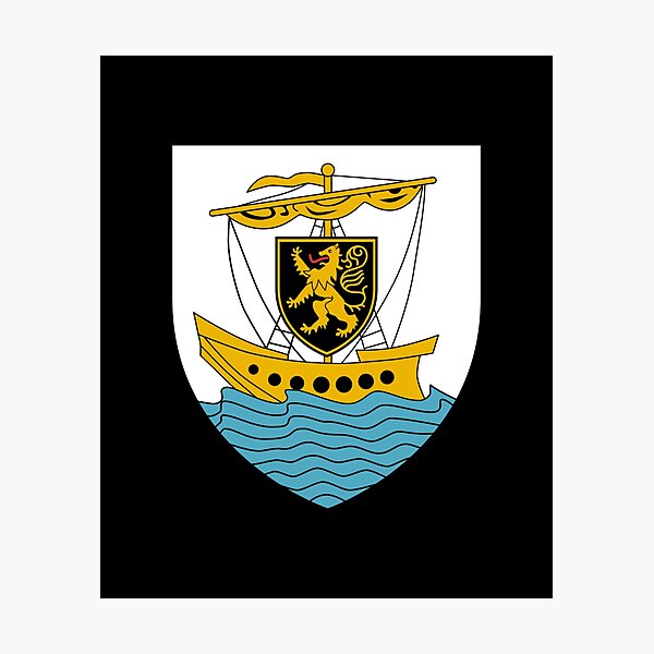 Item preview, galway flag coat of arms logo designed and sold by Original1977.