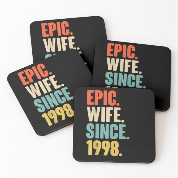 Item preview, 23rd Wedding Anniversary Gift For Her Epic Wife Since 1998 designed and sold by charissamo77.