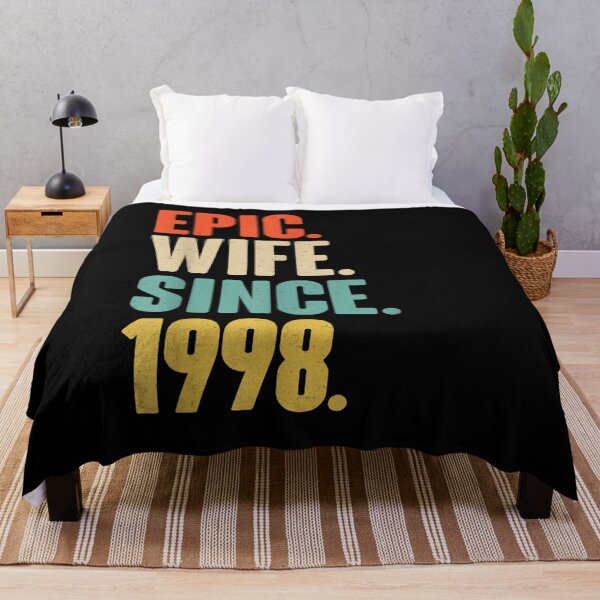 Item preview, 23rd Wedding Anniversary Gift For Her Epic Wife Since 1998 designed and sold by charissamo77.
