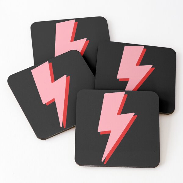 Item preview, Pink Lightning Bolt designed and sold by polishalpaca.