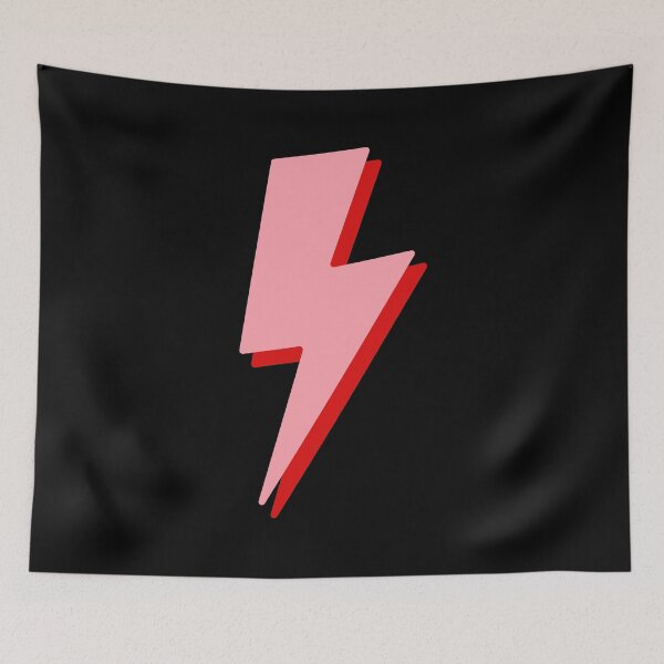 Item preview, Pink Lightning Bolt designed and sold by polishalpaca.