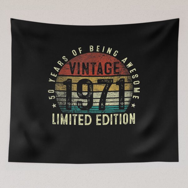 Item preview, Limited Edition 50 Years Old 1971 Awesome Vintage 50th Bday designed and sold by charissamo77.