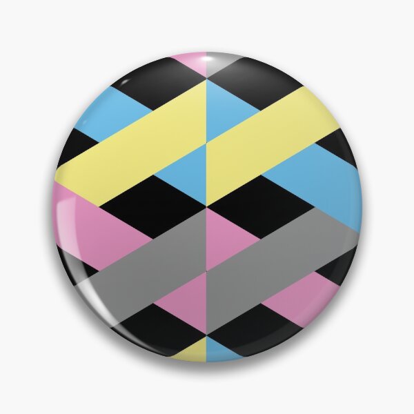 Item preview, Stealth Polygender Pride Art Lattice Print designed and sold by Rain Gardens.