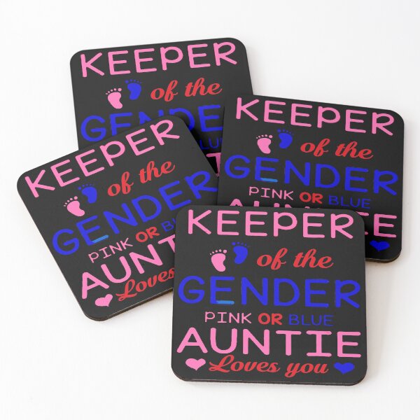 Item preview, Keeper Of The Gender Pink Or Blue Auntie Loves You designed and sold by JOE4SHOP.