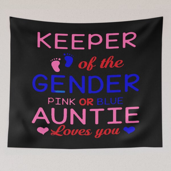 Item preview, Keeper Of The Gender Pink Or Blue Auntie Loves You designed and sold by JOE4SHOP.