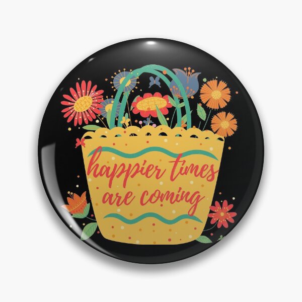 Item preview, Tomorrow Will Be A Good Day floral basket - inspirational quote designed and sold by hyggekrog.
