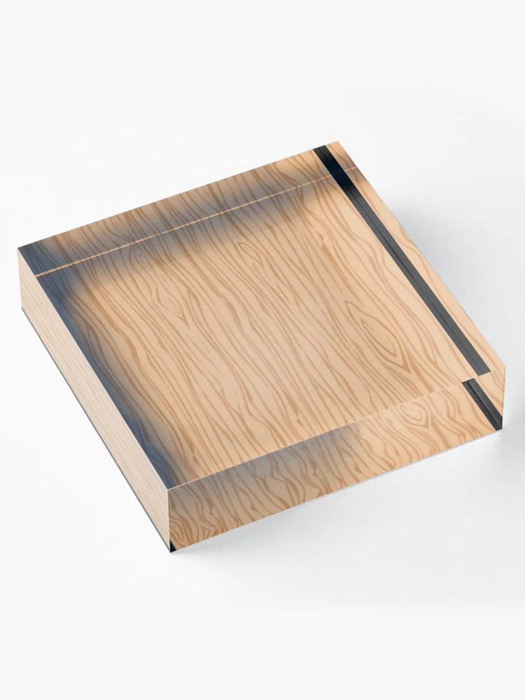 Thumbnail 4 of 5, Acrylic Block, Wood Vector Texture Pattern designed and sold by Ristinga.