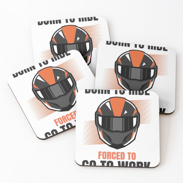 Item preview, BORN TO RIDE FORCED TO GO TO WORK designed and sold by 30-Merch.