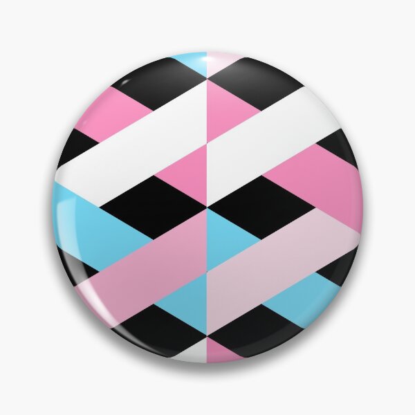 Artikelvorschau, Stealth Trans Femme Pride Art Gitterdruck entworfen und verkauft von Rain Gardens.