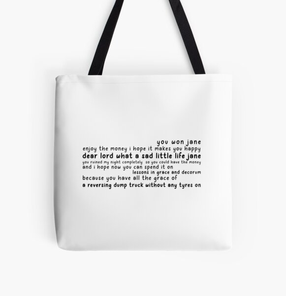 Come Dine With Me - Dear Lord, What A Sad Little Life, Jane - Peter Marsh Tote  Bag for Sale by AB-BRAND