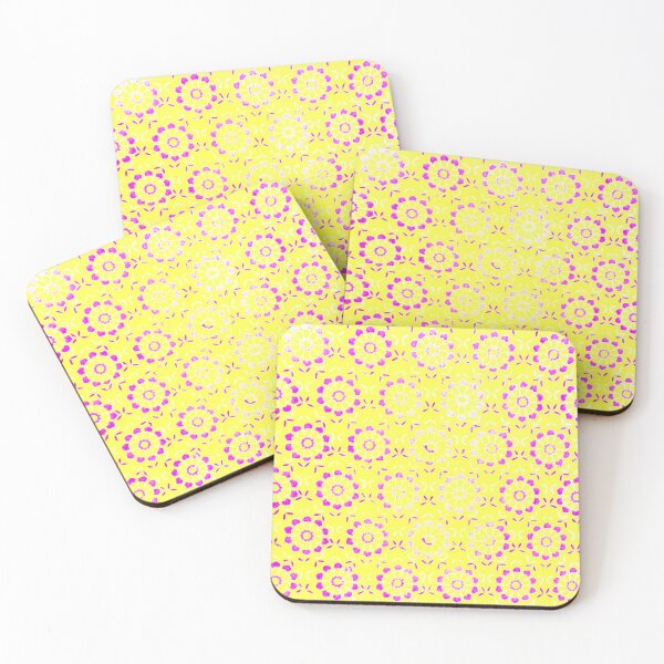 Item preview, Bright Pink and Yellow Retro Design designed and sold by Billgreen54.