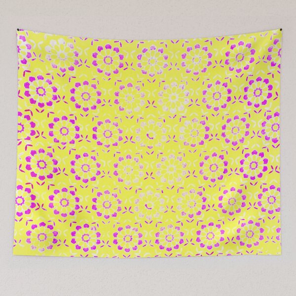 Item preview, Bright Pink and Yellow Retro Design designed and sold by Billgreen54.