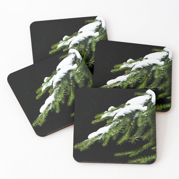 Item preview, Pine tree branch covered with snow designed and sold by Michaelerch.