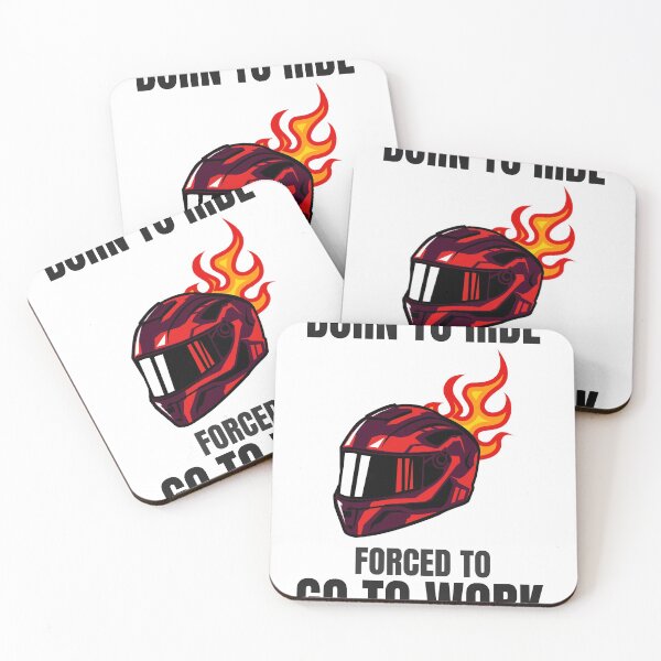 Item preview, BORN TO RIDE FORCED TO GO TO WORK designed and sold by 30-Merch.