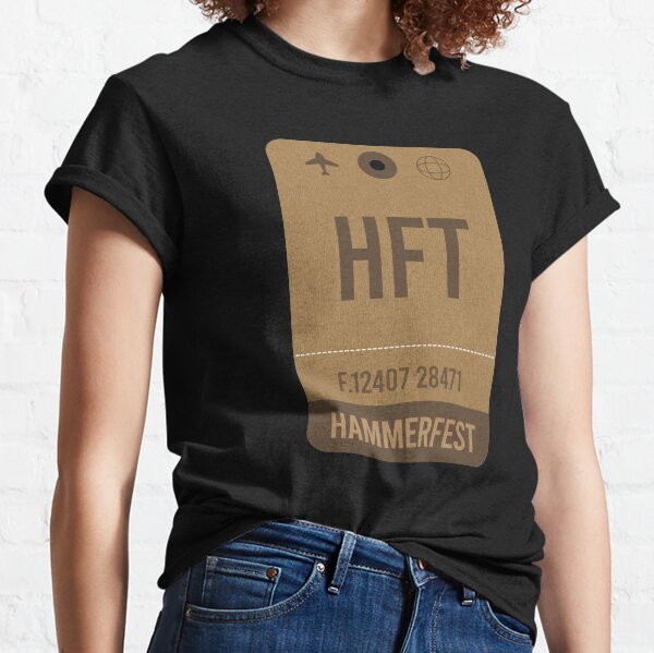 Hammerfest Airport Vintage Luggage Tag,Norway Classic T-Shirt