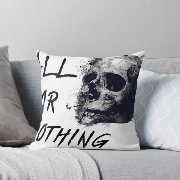 Item preview, All or nothing, grunge skull designed and sold by KAFDESIGN.