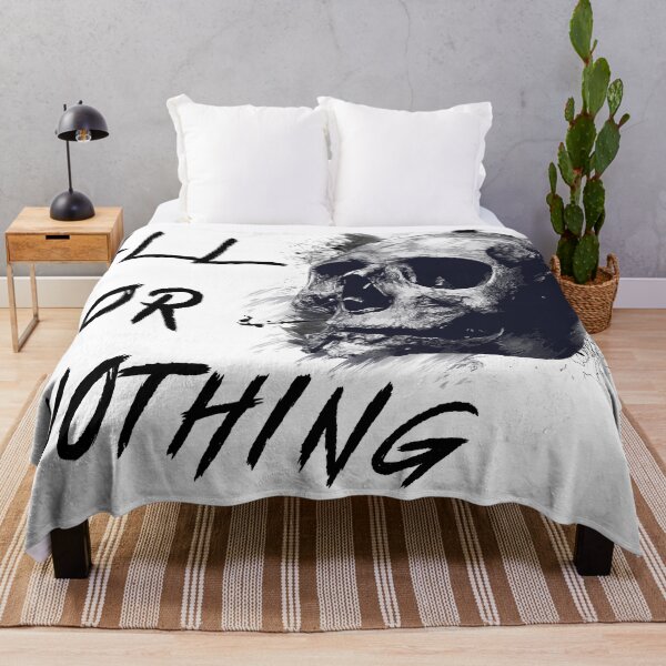Item preview, All or nothing, grunge skull designed and sold by KAFDESIGN.