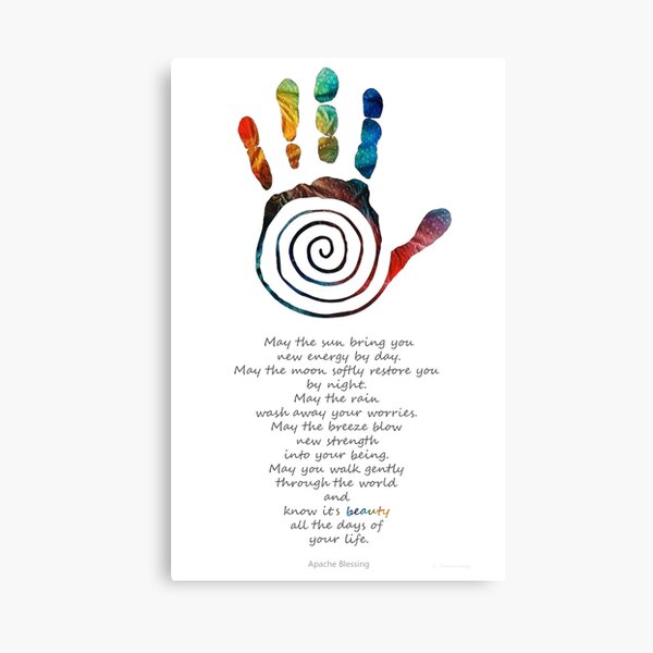 Item preview, Native American Blessing - Healing Hand Symbol Art - Sharon Cummings designed and sold by Sharon Cummings Art.