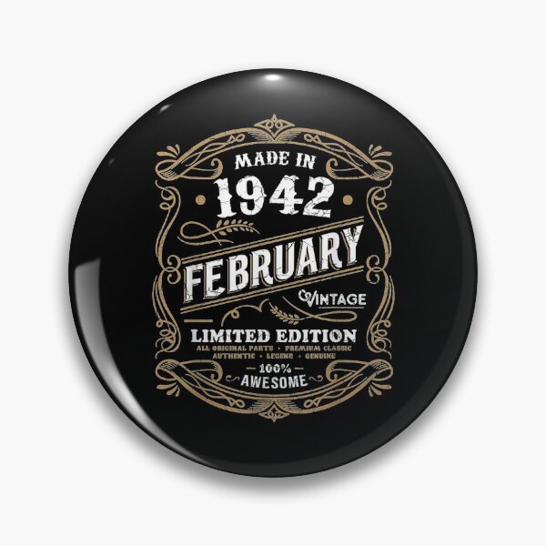 Item preview, 79 Year Old 79th Birthday Made 1942 February Vintage designed and sold by charissamo77.