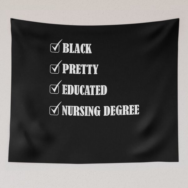 Item preview, Educated Trending Pretty Nurse Black Month History designed and sold by charissamo77.