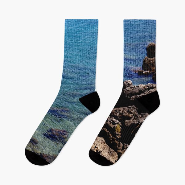 Item preview, Transparent mediterranean ocean with cliffs designed and sold by Michaelerch.