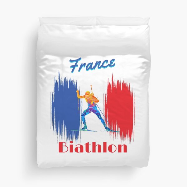 France biathlon wintersport Housse de couette