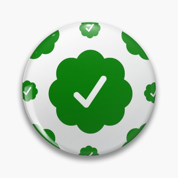 Item preview, Verified check stickers set in green color designed and sold by EnjoyMyTees.
