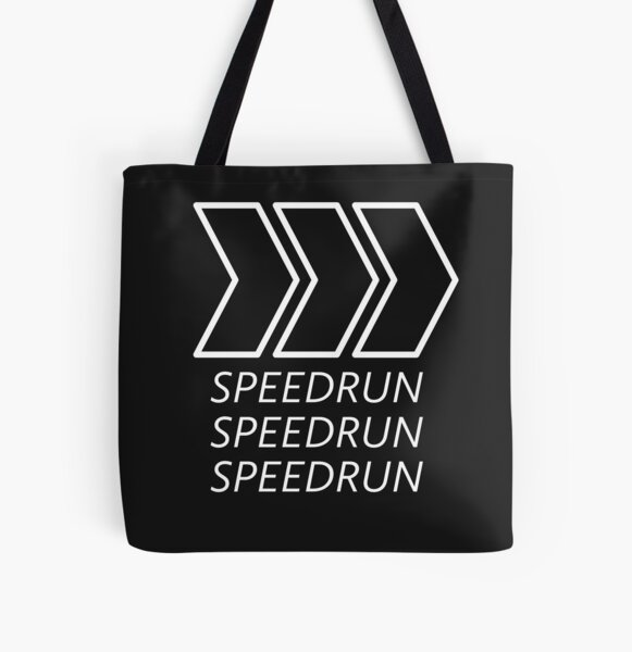 Speedrun Speedrunning Record Gamer Gift Tote Bag