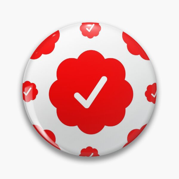 Item preview, Verified check stickers set in red color designed and sold by EnjoyMyTees.