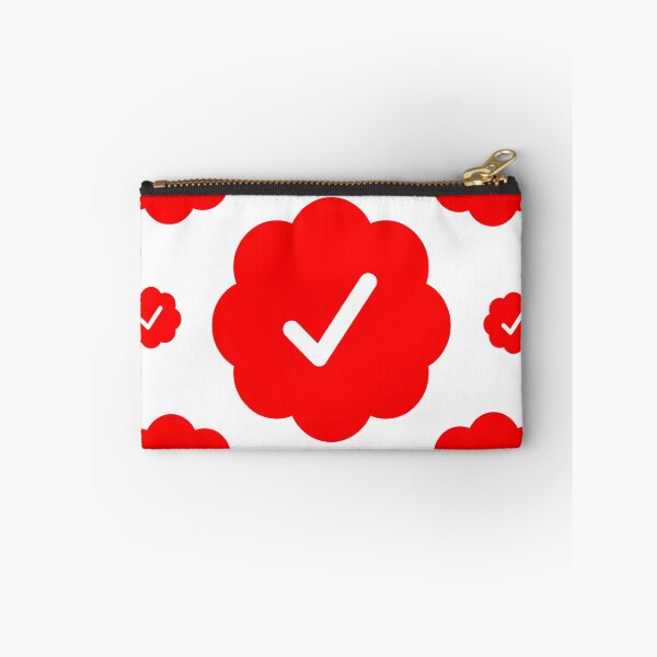 Item preview, Verified check stickers set in red color designed and sold by EnjoyMyTees.