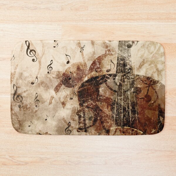 Item preview, Old violin with music notes designed and sold by AnnArtshock.