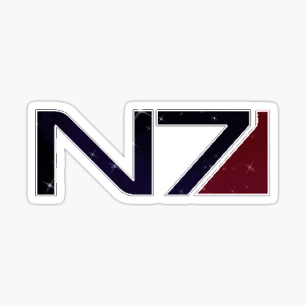 Mass Effect N7 Space Logo Sticker