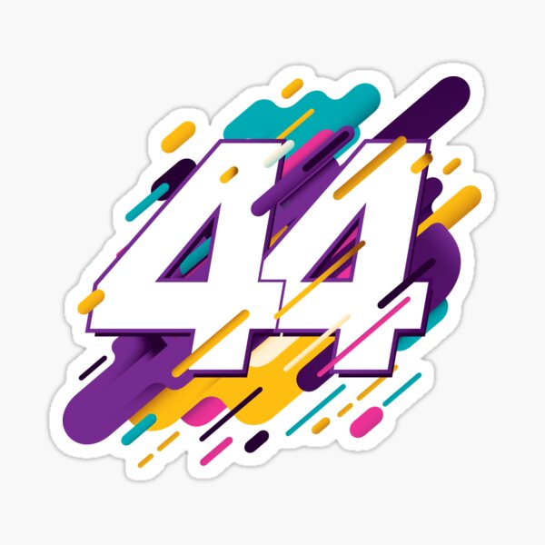 F1 Lewis Hamilton 44 Sticker